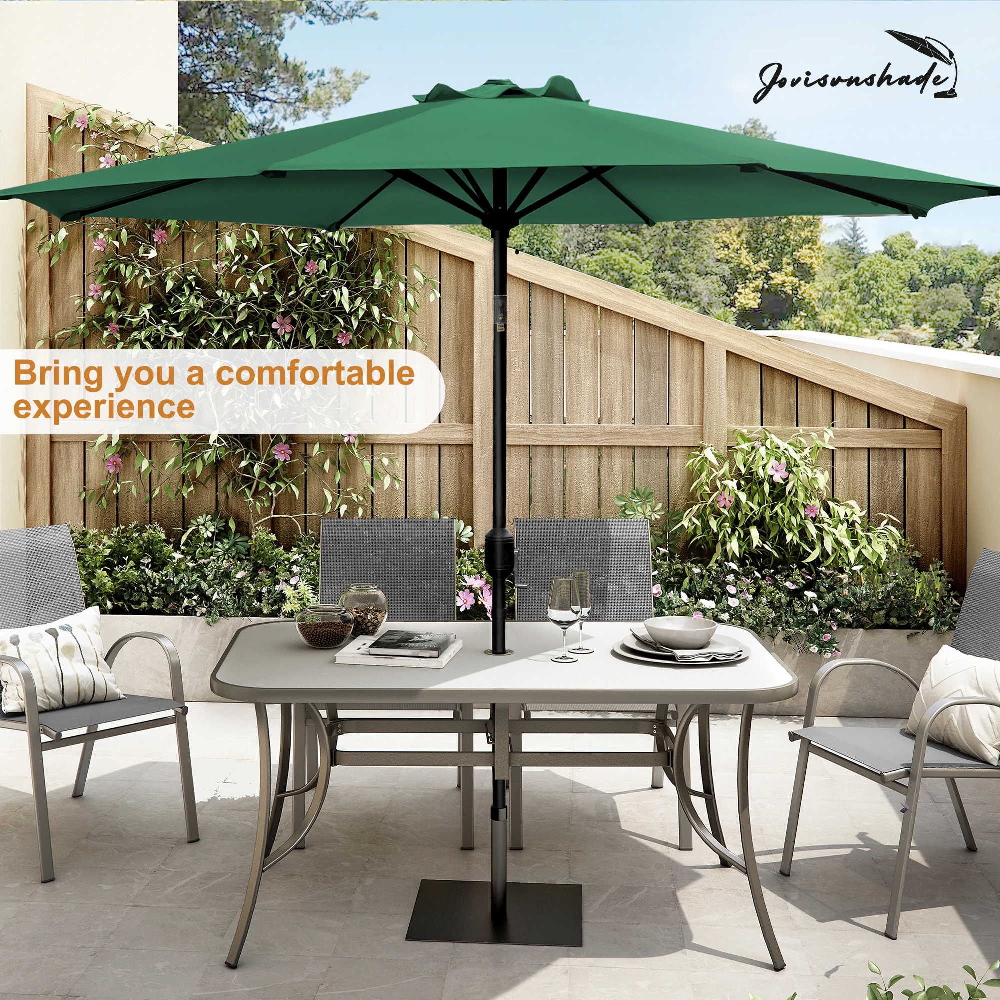 Outdoor Event Wedding Sunshade Furniture Balcony Fabric Custom Outdoor Umbrella Parasol