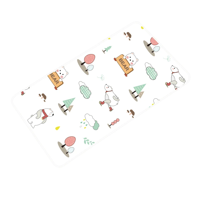 Organic Cotton Sleepy Diaper Waterproof Infant Portable Baby Nappy Pad Mat