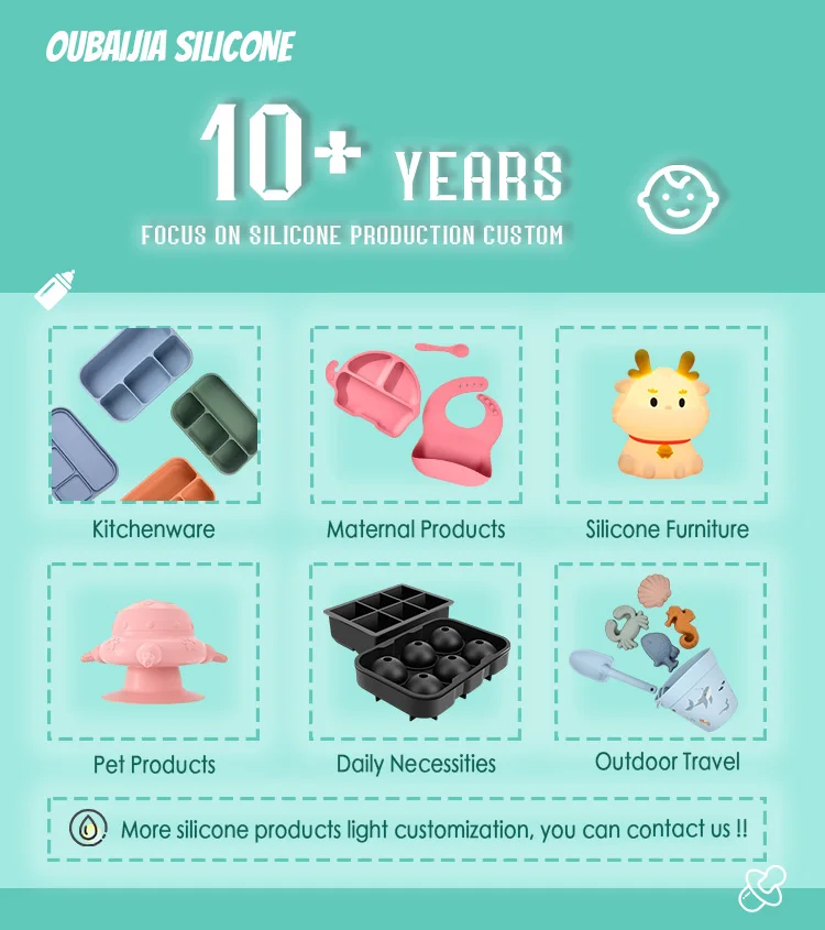 OBJ custom color Dinosaur baby teether bite glue potable and edible silicone anti-eating hand baby teether stick