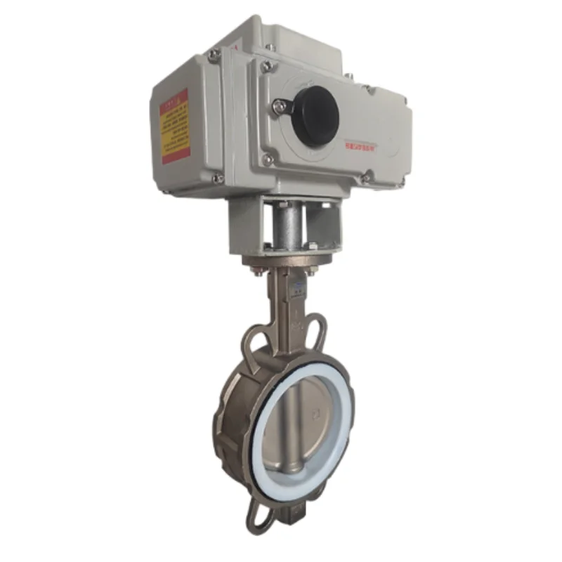 Cast Iron Electric Actuator Flange Butterfly Valve For Boiler And Power Industry