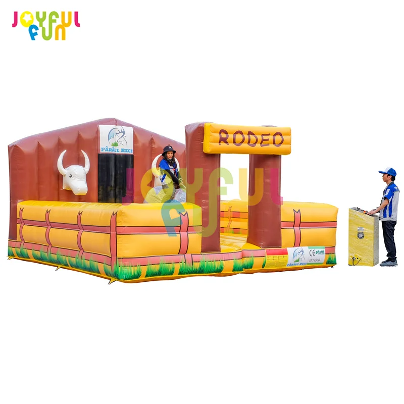 Радостные Веселые коммерческие горячие продажи надувные механические игры rodeo ride bull