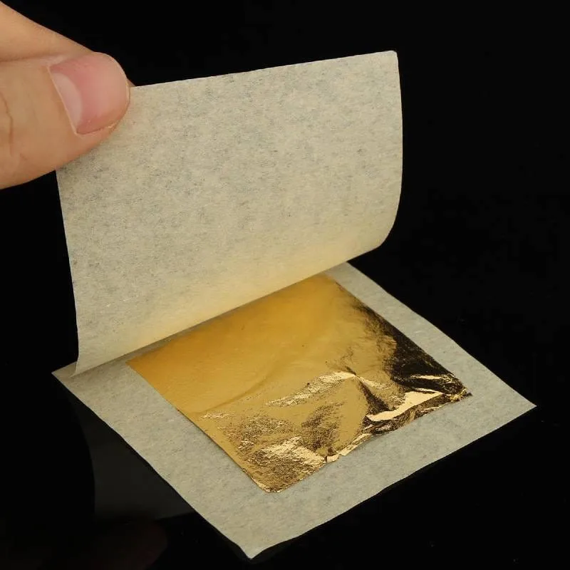 Large Edible 24K Gold Leaf Skincare Sheets For Face Skin Art