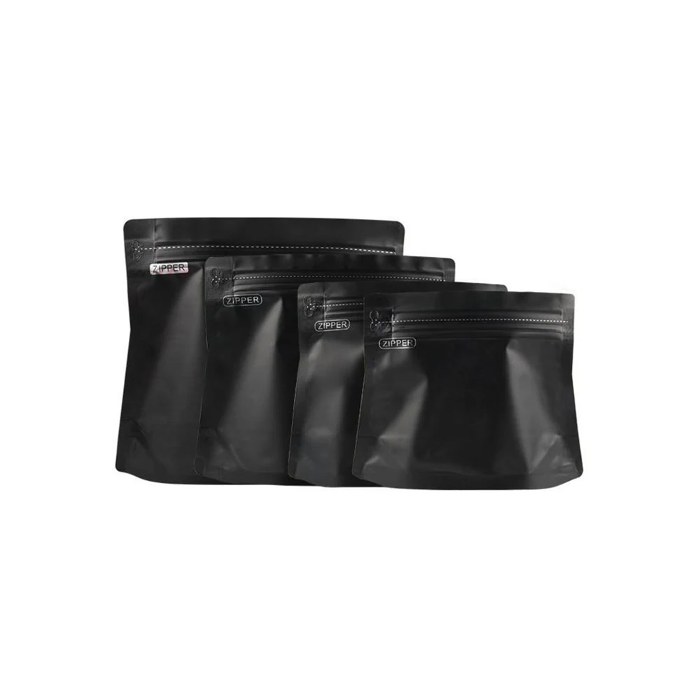 
Wholesale Stand Up Food Packaging Wide Pouch Bags With Zipper 