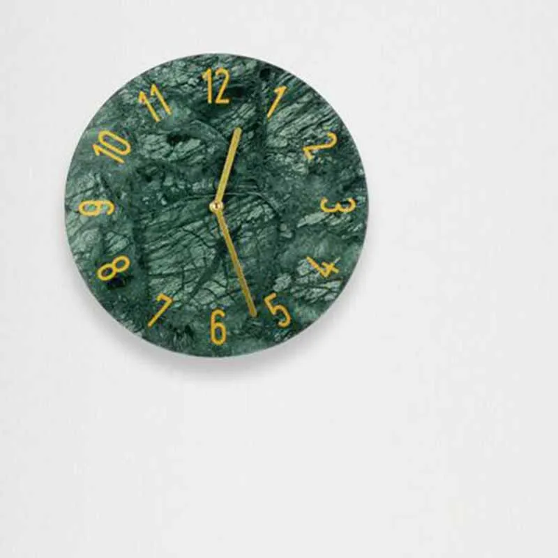 Самые популярные антикварные украшения Роскошные Современные Мраморные настенные часы ручной работы «сделай