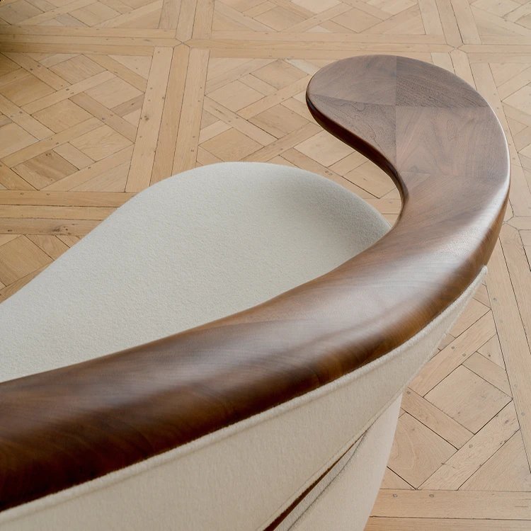 Custom luxury modern styl unique design  sofa seat fabric  living room sofas