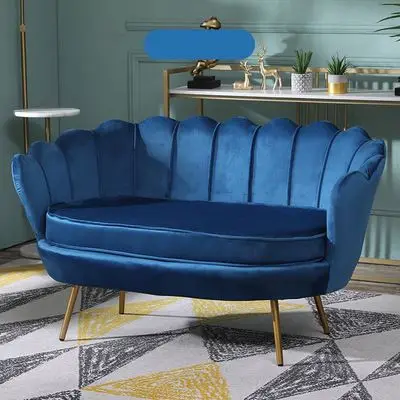 Classic Nordic Modern Simple Couch Furniture Salon Living Room Combination Comfortable Velvet Sectional Sofa Set