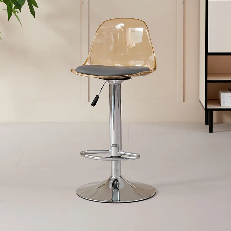 Simple Round Beauty Stool Disc Type Rotating Bar Chair Foot Bar Small Adhesives & Sealants Use Stylish Design