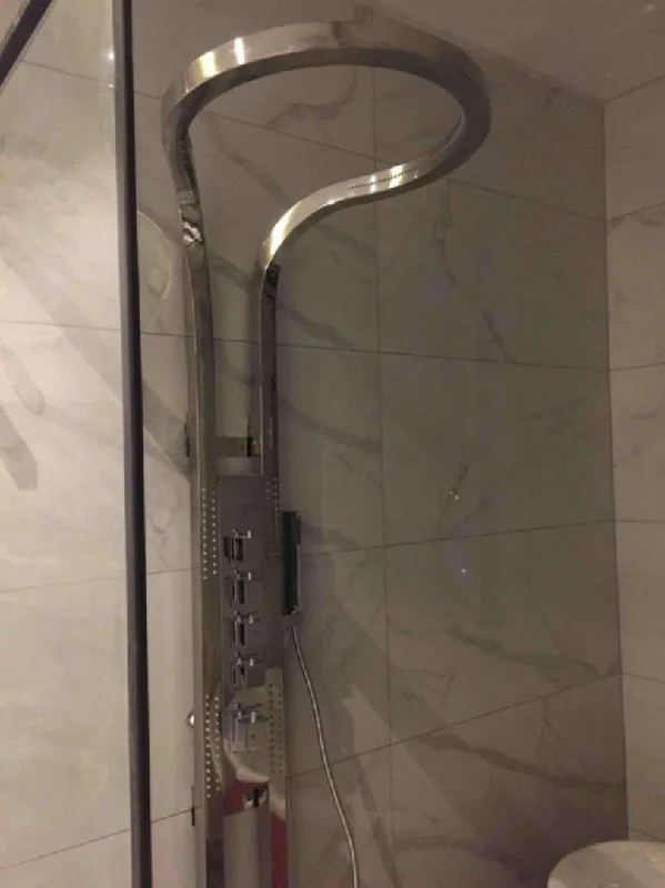 Modern Creative Waterfall Shower Head Mixer Set Rainfall Shower Panel System