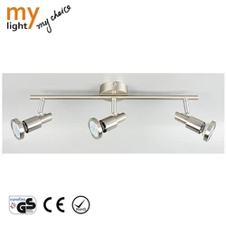 Customized 3er GU10 Bulb 3x5W led spotlight lamp for home decoration