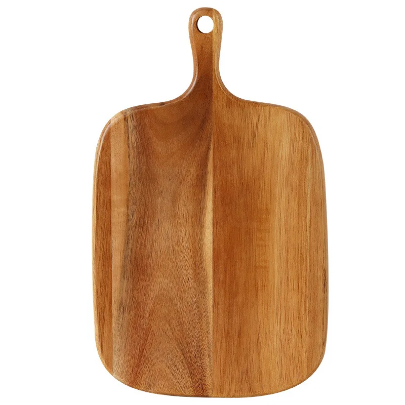 Top Seller 2023 Hot Sale Eco-Friendly Bread Multi-Functional Acacia Wood Cutting Board With Handle