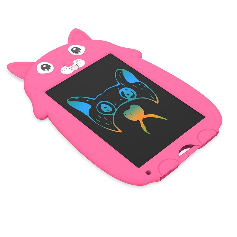 9 Inch Cartoon Animal LCD Colorful Toddler Doodle Board Drawing Tablet Erasable Reusable Electronic Learning Toy