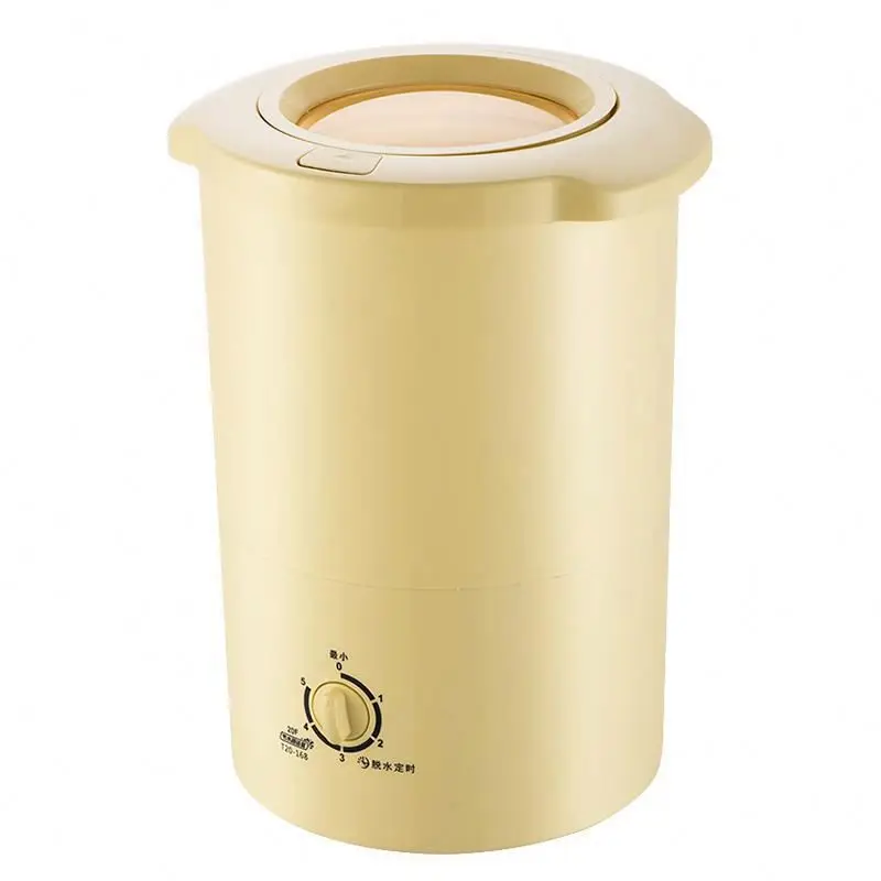 2KG Mini Transparent Clothes Water Extractor Stainless Steel Spin Dryer