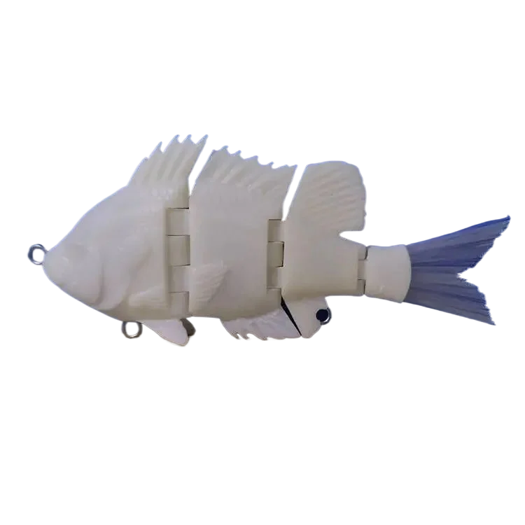 LURE FACTORY  Wholesale NEW Three -section Shad Sinking  jerkbait Transparent/ white body ABS hard fishing lure blank