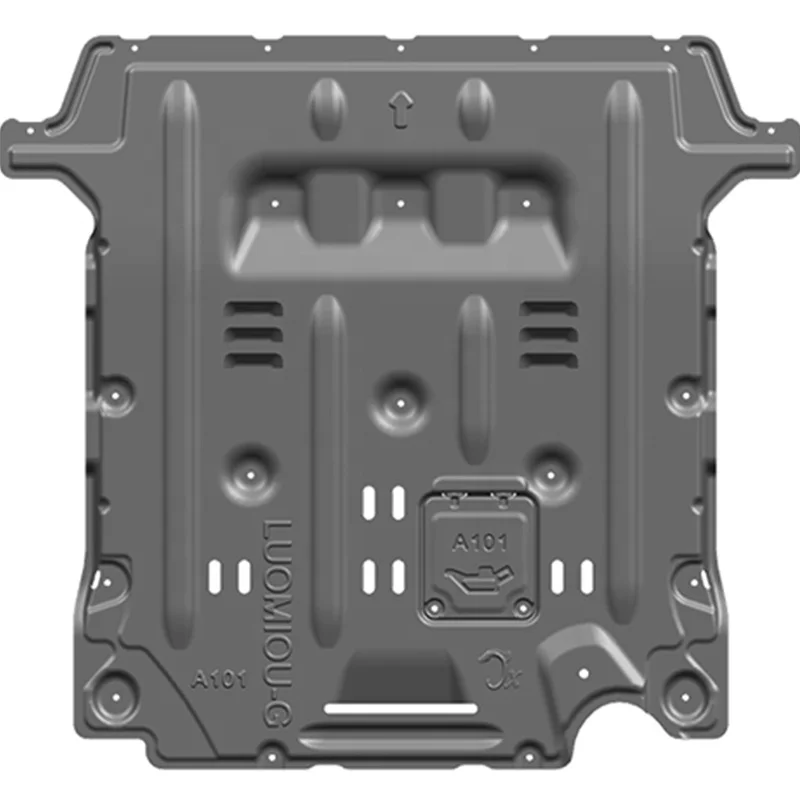 JUNXI 3D Magnesium Aluminum Alloy Engine Gear Box Skid Plate Car Bottom Cover Plate fit for Giulia