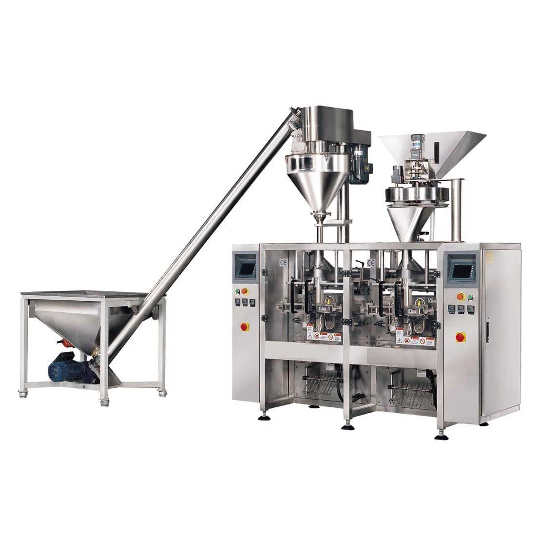 coffee packaging machine auger filler VFFS packing machine powder flow pack machine
