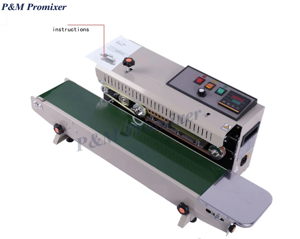 Fully automatic continuous film plastic bag sealing machine