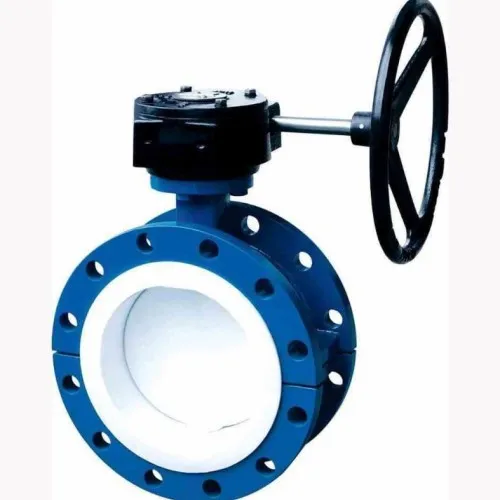 KEFA PN6 DN350 14-дюймовый PTFE высокопроизводительный двухфланцевый Клапан-Бабочка