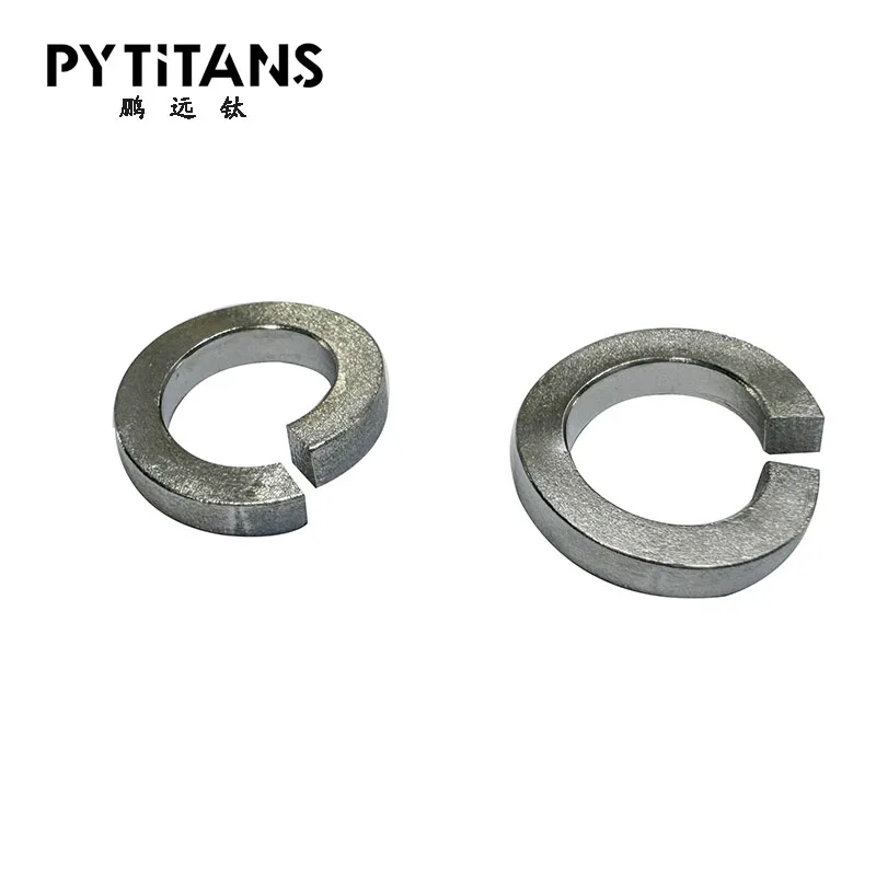 Gr5 Titanium fastener high quality Washer split spring lock flat washer by PYTITANS