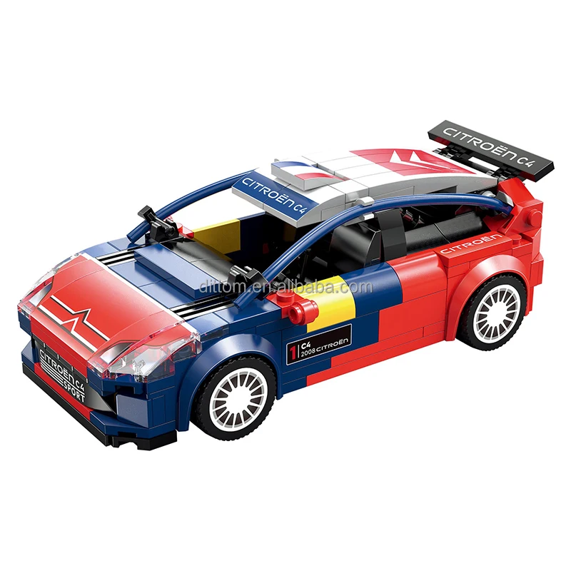Cada C55033W 1/24 C4 WRC гоночный автомобиль строительные блоки скоростной DIY Кирпич Игрушки