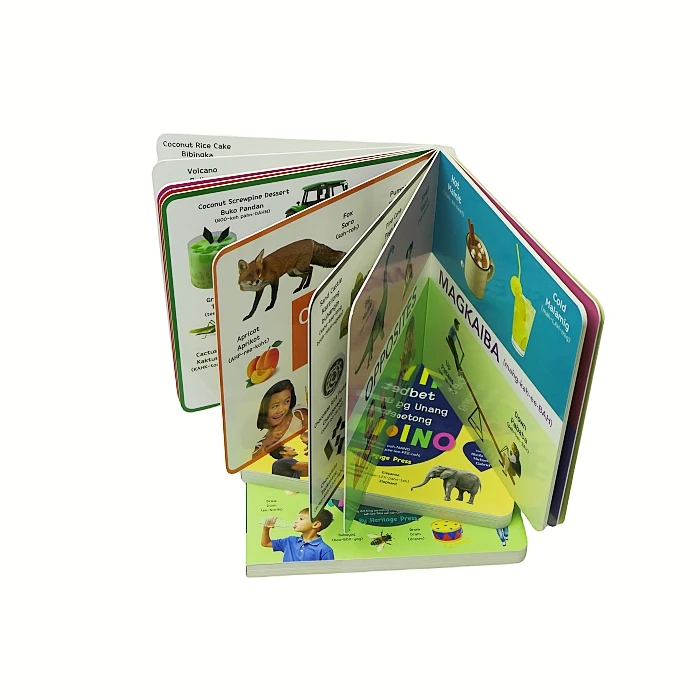 Professional custom children cardboard books set/Baby board book printing