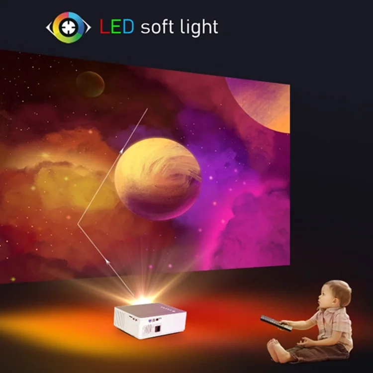 Новые товары, фабрика OEM ODM Full HD 6500 люмен, высококонтрастный ЖК-проектор с длительным сроком службы для домашнего видеоразвлечения