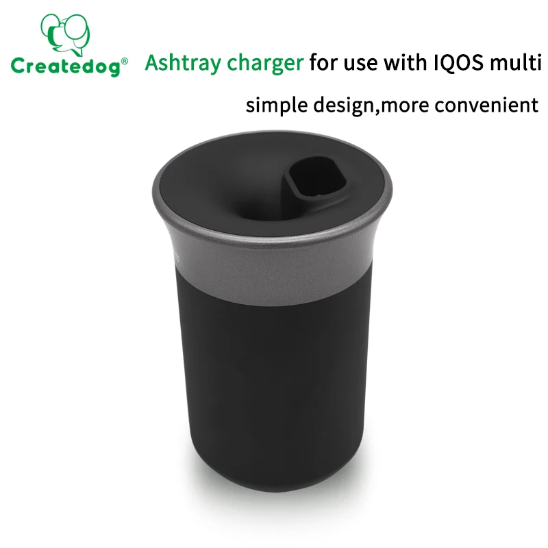 Подгонянный логотип электронная сигарета USB Автомобильное зарядное устройство пепельница использовать для iQOS 3