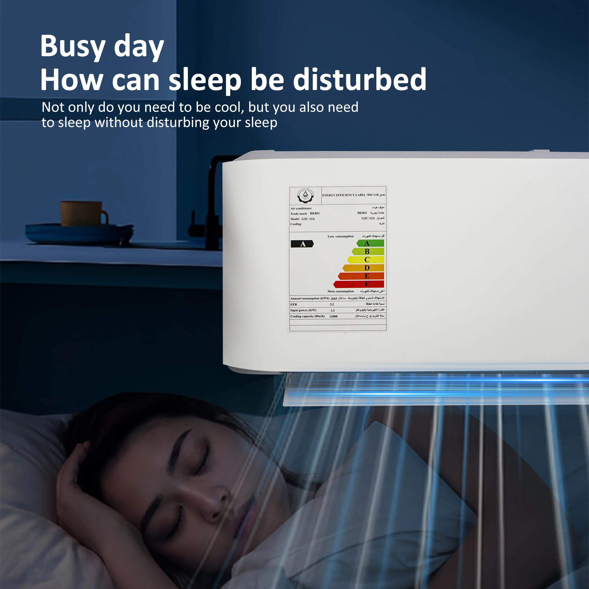 110V 60HZ 12000BTU Tropical Air Conditioner Wall Mounted Refrigeration Air Conditioner South America Air Conditioner