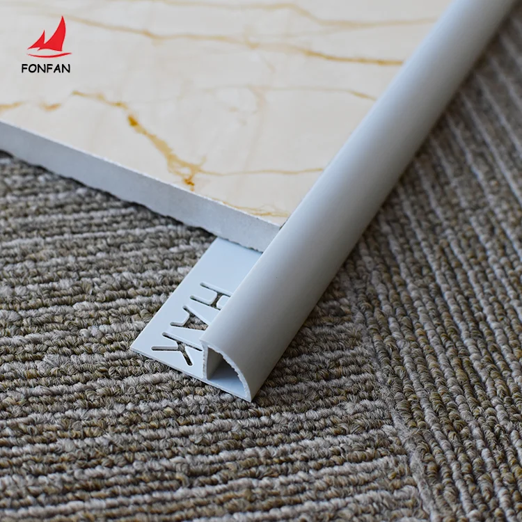 Wholesale 10Mm Plastic Ceramic Tile Trim Wall Accessories Pvc Tile Trim Plastic Corners Strip