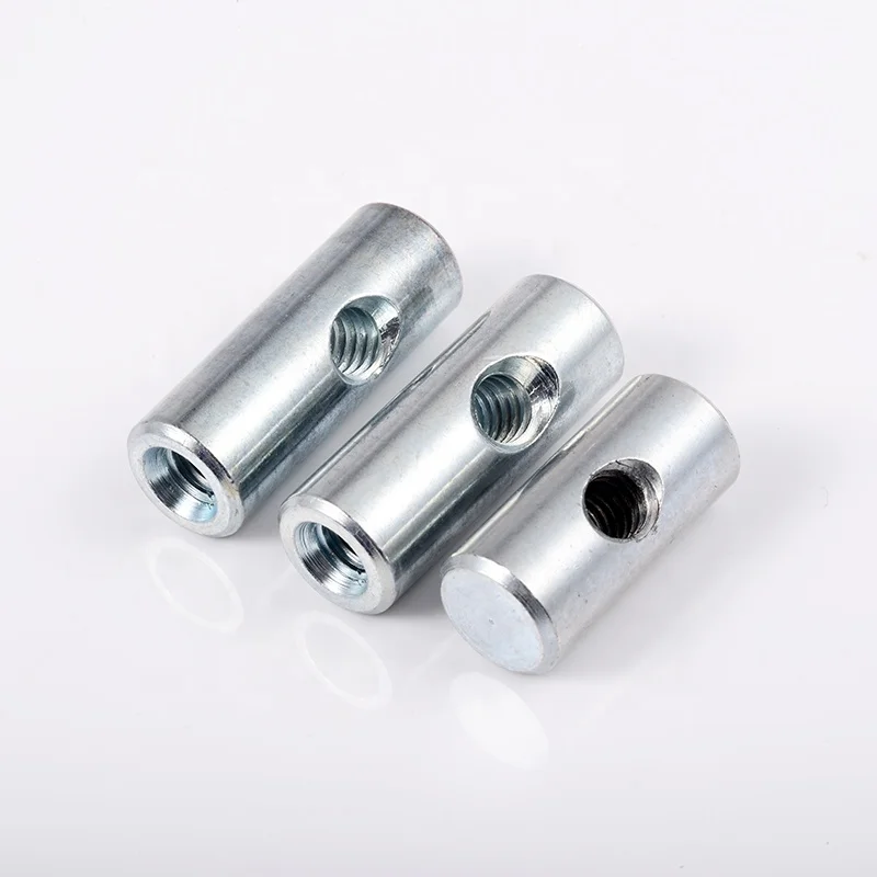 m3 m4 m5 m6 m8 Cross Dowel Nut Slotted Furniture Nut Barrel Cross Dowel Hole Nut