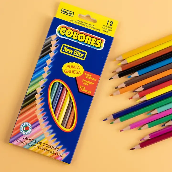 Wholesale High Quality Colorful Guangzhou Factory Produced color pencil