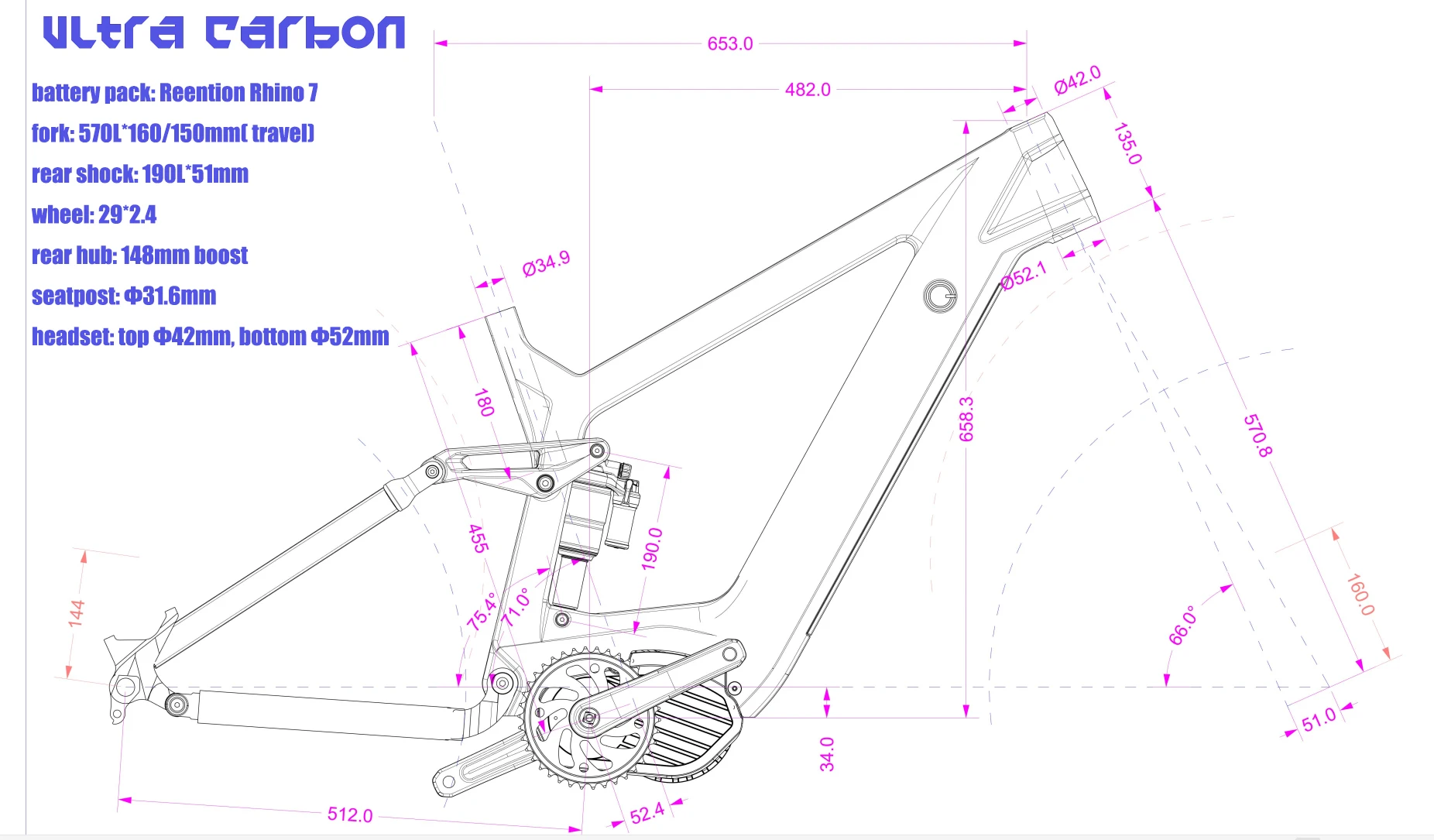 Рама для электровелосипеда из углеродного волокна 29er Boost 29*2022 дюйма рама 27 5er новинка