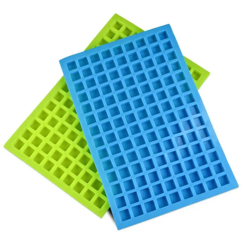 
126 cavity square chocolate silicone mold fondant tool ice cube tray candy truffle 