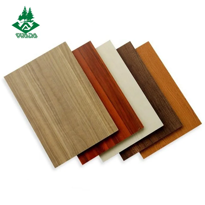 2/3/4/5/6/9/12/15/16/18/21mm Melamine plain mdf raw wood veneer mdf board