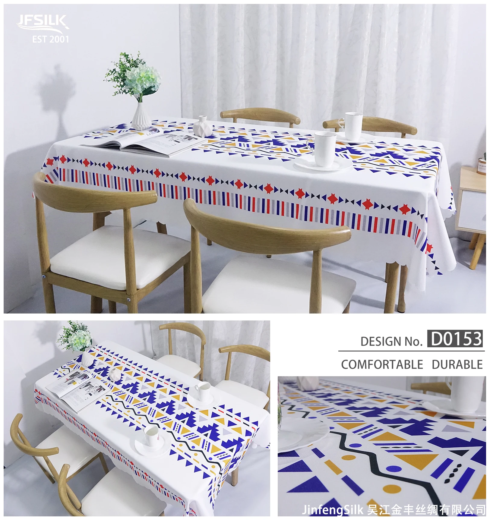 table cloth Bohemian square waterproof tablecloth 100% polyester tablecloth boho polyester printing for event