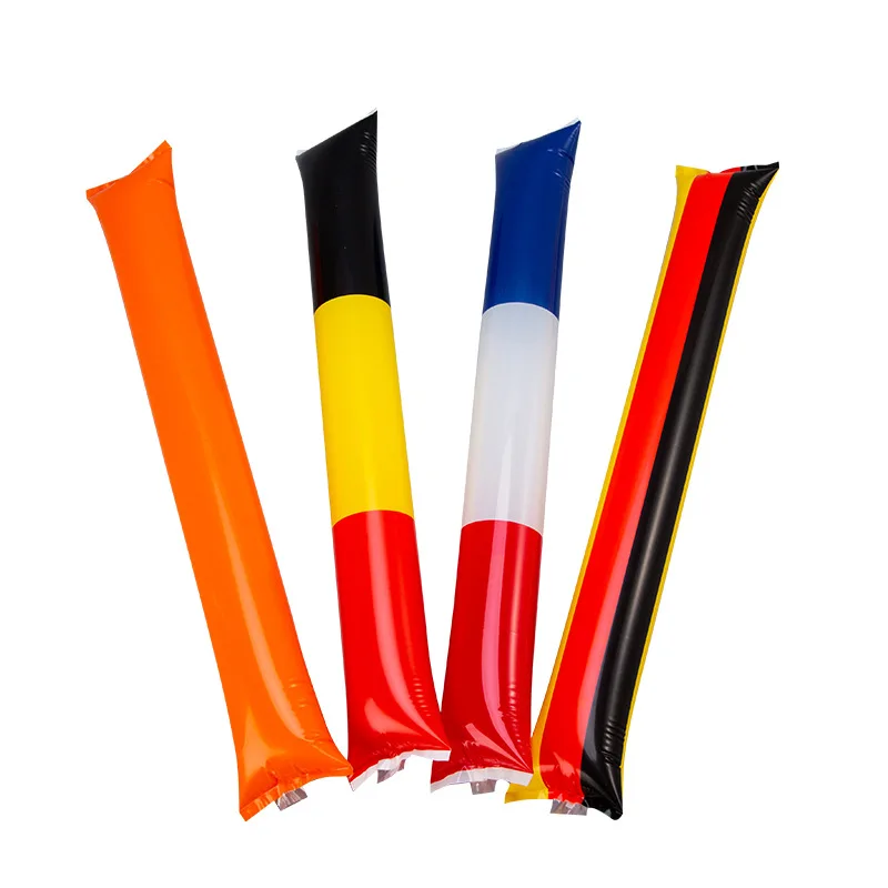 Wholesale Custom Logo 60*10cm Pe Colorful Inflatable Cheering Stick for Football Party