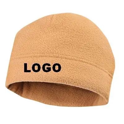 Unisex Winter Solid Color Soft Warm Watch Hat Fleece Thicken Beanie Hat Windproof Warm Beanies Watch Cap