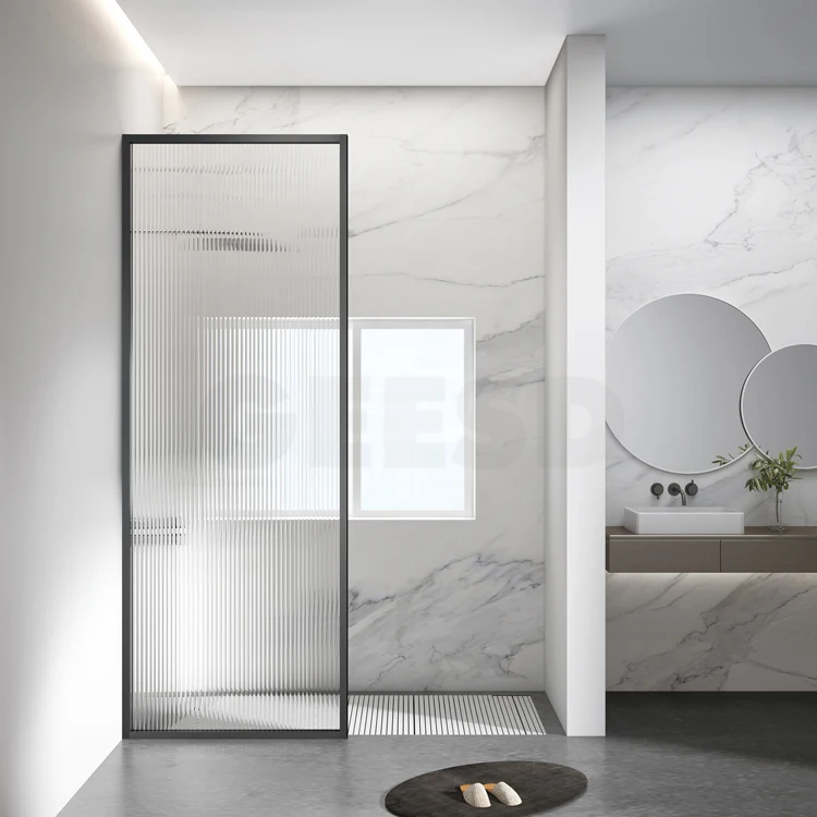 2022 NEW Frameless Hot Sale Glass Panel Door Walk In Shower Enclosure