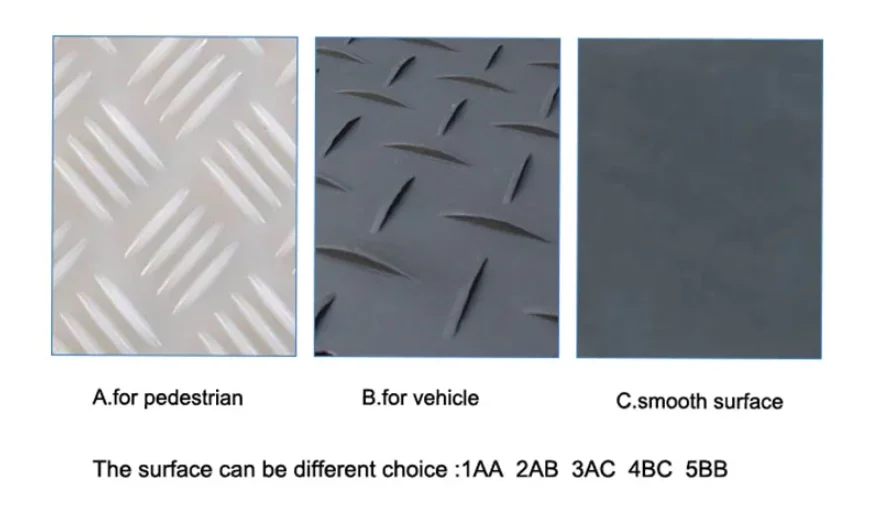 hdpe plastic truck road mat safe access high density ground protection mats flooring and pedestrian