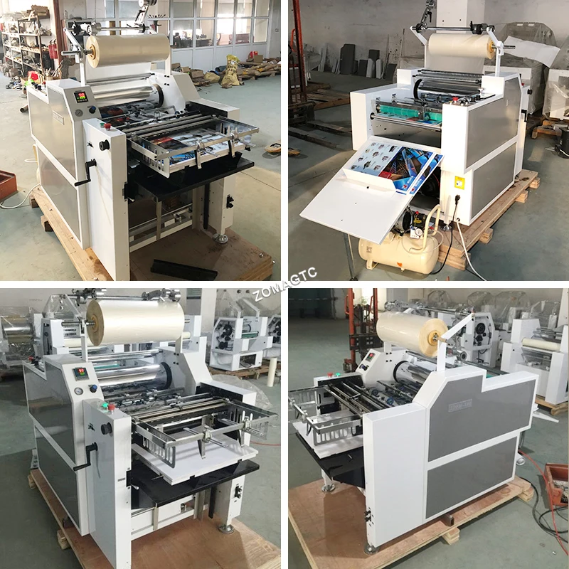 Fully Automatic Kraft Paper Cardboard Sheets Laminator Machine Double Sides Film Hot And Cold Flute A2 Laminating Machine