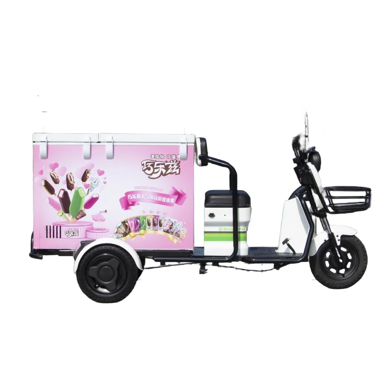 ice cream tricycle cold drinks tricycle with cabin