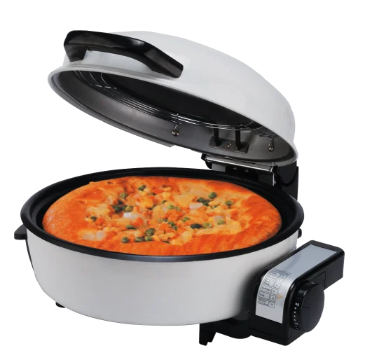 Hot Sell Household Fully Auto Automatic Electric Programmable Digital 12inch pizza maker Machine with grill