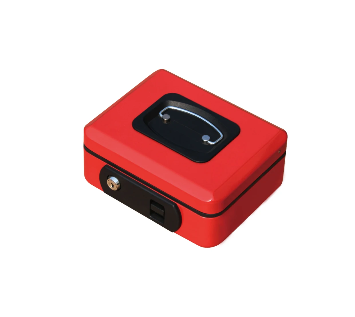 Заводская поставка металлический ящик для хранения денег 8 дюймов кассовый пружинный замок