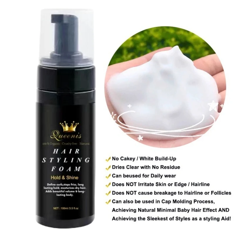 Factory direct sale of water and alcohol free strong styling hair gel