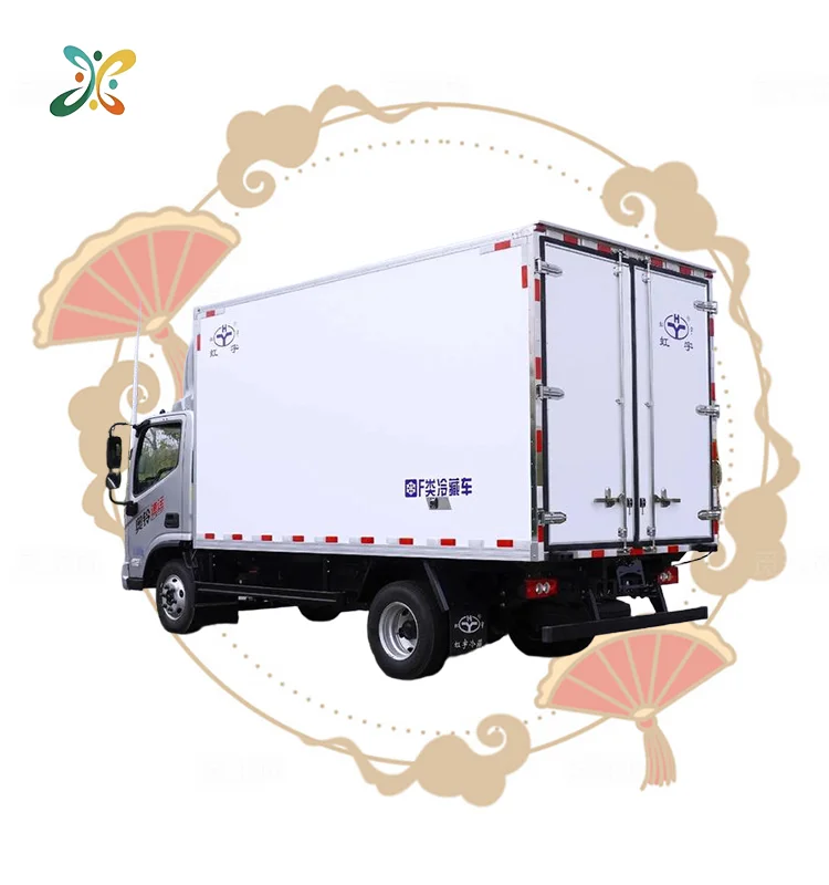 FOTON Bread Refrigerated Truck Cold Chain Seafood And Milk Transport Truck Refrigerated Fresh Food Cargo Truck With Cold Room