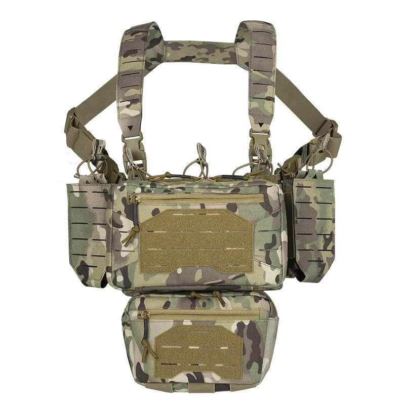 Оптовая продажа камуфляжный тактический жилет Yakeda Chaleco Tactico Molle нагрудная сумка для мужчин