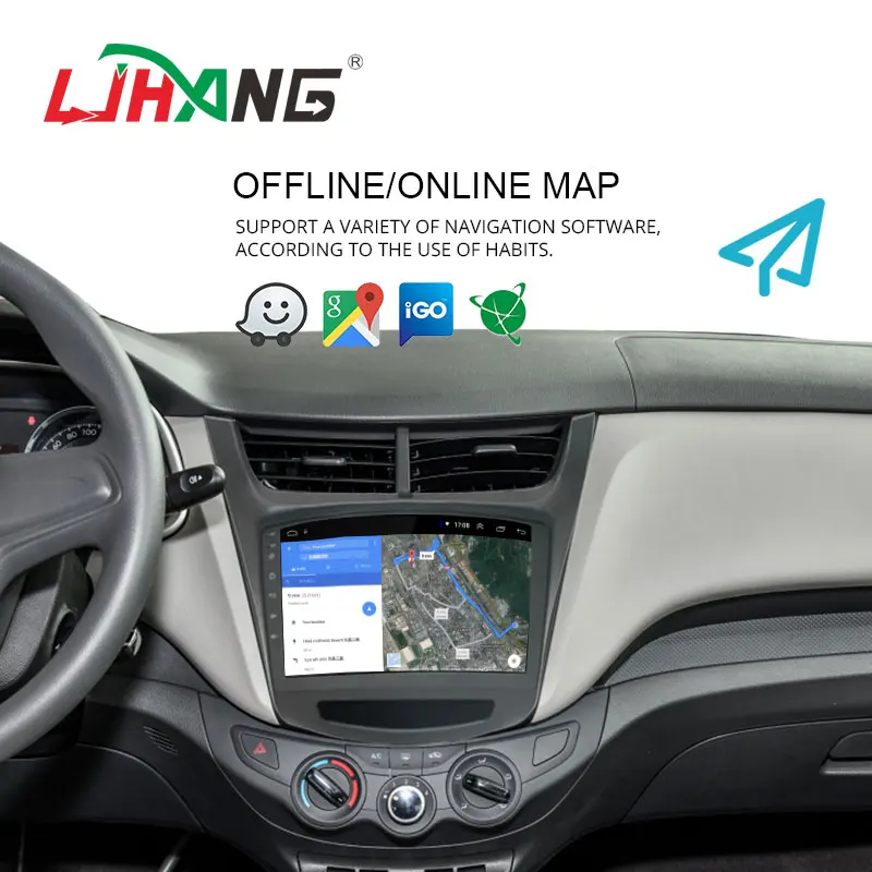 LJHANG 4G+64G DSP Android 11 Car Multimedia Player For Chevrolet Sail aveo 2015-2019 2 Din Radio GPS Navi Stereo WiFi Octa Core