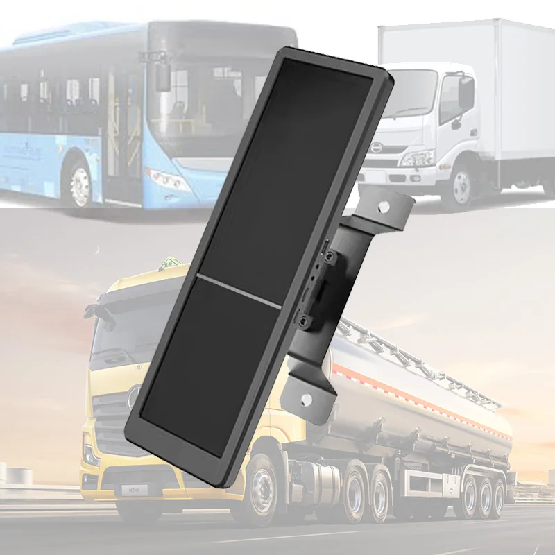 Large vehicle blind spot monitoring truck dvr with vehicles large trucks buses