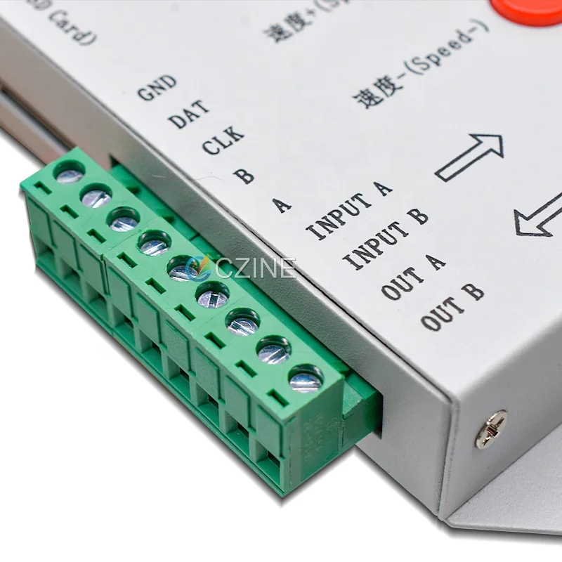 LED controller DC5-24V 256G RGB for WS2801 WS2811 WS2812B LPD6803 SD Card T1000S led Pixels Controller