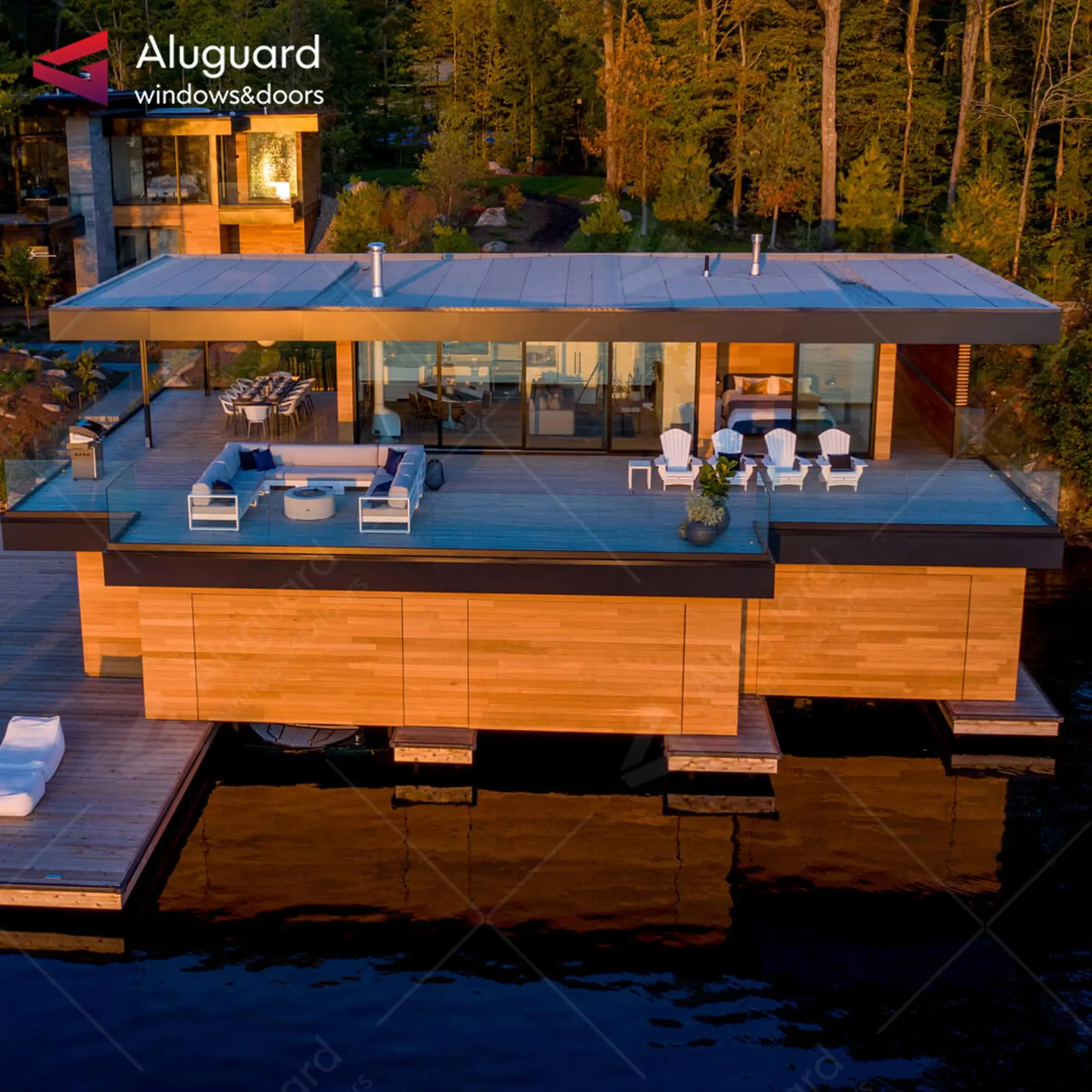 residential entrance glass sliding doors Modern design customized aluminium slide patio door