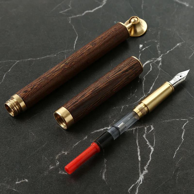 Ручка перьевая деревянная ручной работы, подарок для офиса